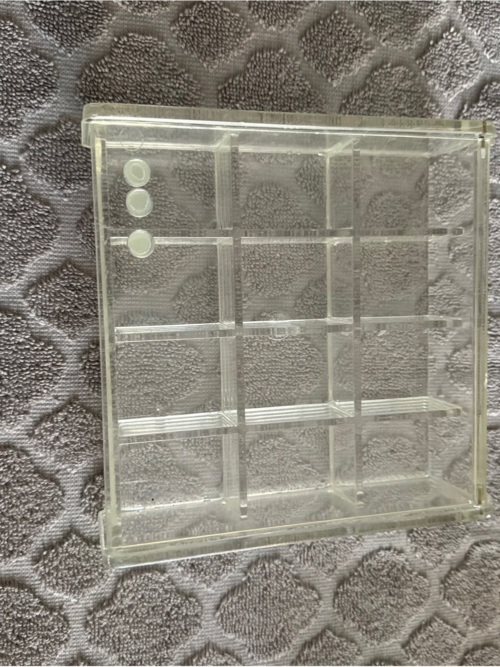 Clear Acrylic 12-Compartment Storage Organizer - Home Storage & Organization